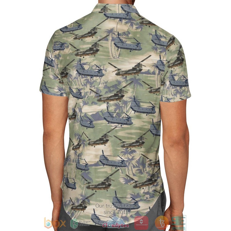 Australia Army Boeing CH-47 Chinook Hawaiian Shirt 2 Australia Army Boeing CH 47 Chinook Hawaiian Shirt 1