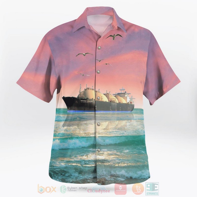 BEST Australia NORTHWEST SANDERLING LNG Tanker 3D Aloha Shirt 3 BEST Australia NORTHWEST SANDERLING LNG Tanker 3D Aloha Shirt word2