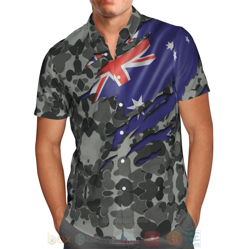 Australian Navy Flag Hawaiian Shirt