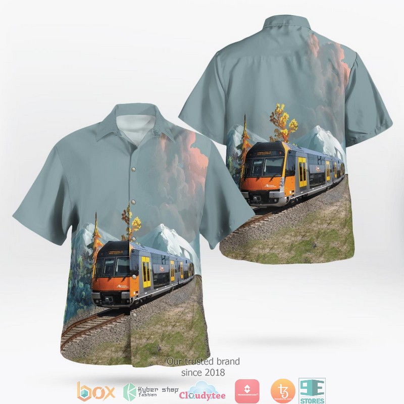 Australian Sydney Trains B Sets Suburban Passenger Hawaiian Shirt word1