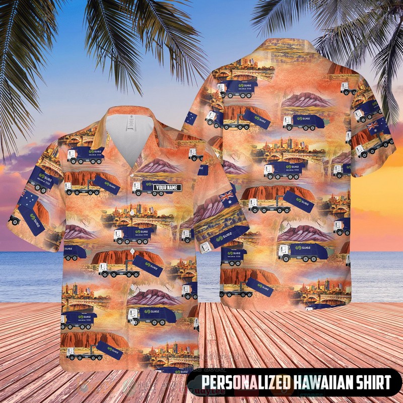 BEST Australian Waste Collector Truck Custom Name 3D Aloha Shirt 2 Australian Waste Collector Truck Custom Name Hawaiian Shirt 1