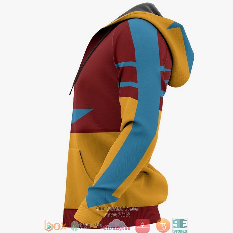 Avatar The Last Airbender Air Nation Anime 3d Hoodie Bomber jacket 1 2 3 4 5
