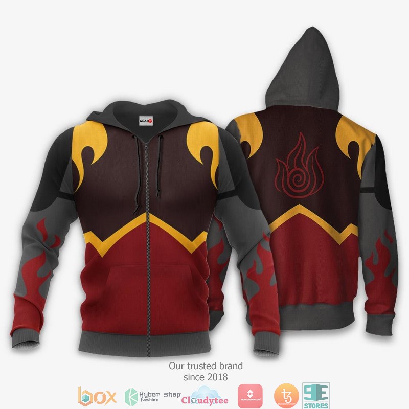 Avatar The Last Airbender Fire Nation 3d Hoodie Bomber jacket