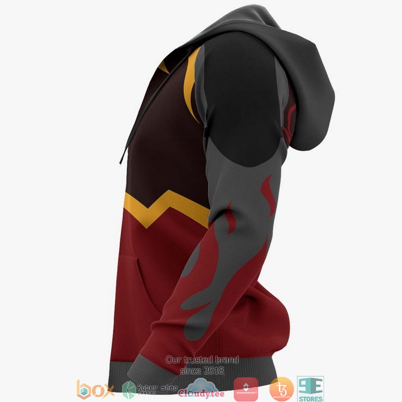 Avatar The Last Airbender Fire Nation 3d Hoodie Bomber jacket 1 2 3 4 5