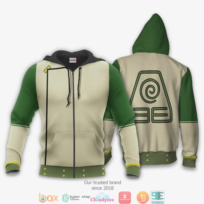 Avatar The Last Airbender Toph Beifong Anime 3d Hoodie Bomber jacket