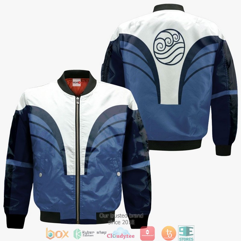 Avatar The Last Airbender Water Nation 3d Hoodie Bomber jacket 1 2 3