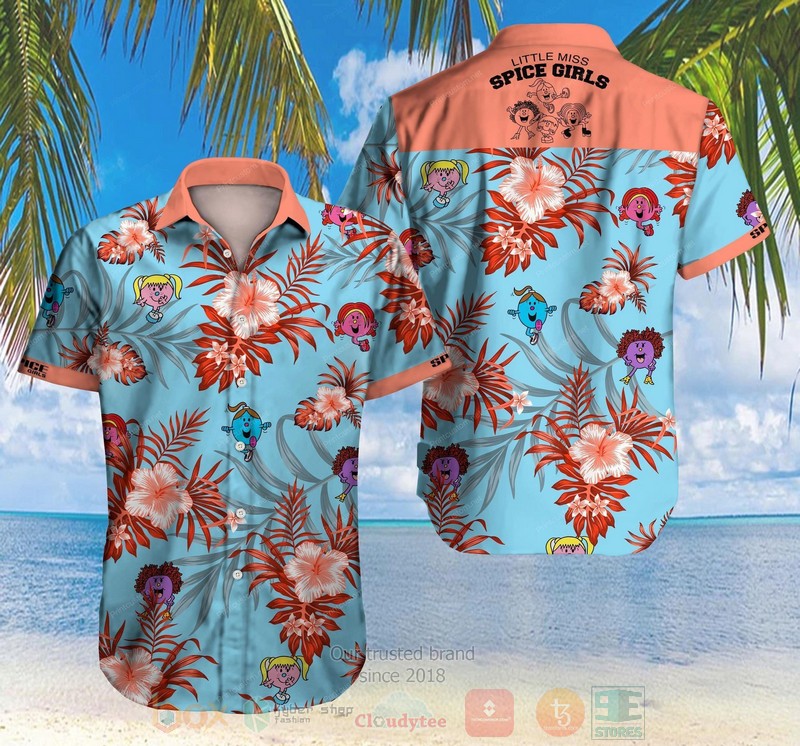 Little Miss Spice Girls Short Sleeve Hawaiian Shirt