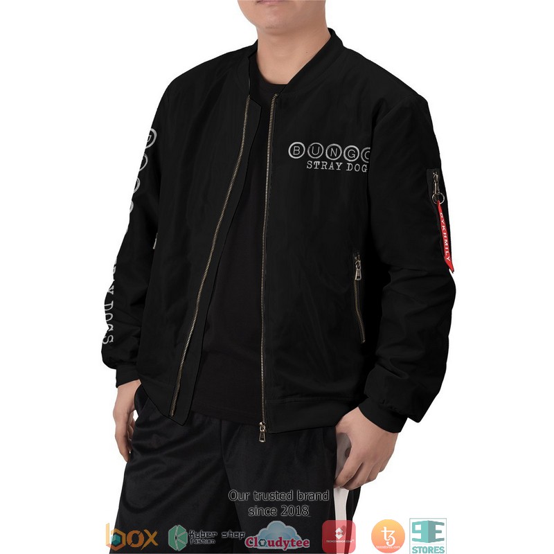 BSD Detective Agents Bomber Jacket word3