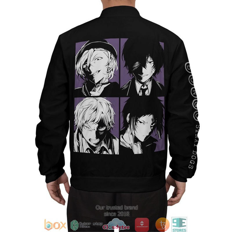 BSD Detective Agents Bomber Jacket word3