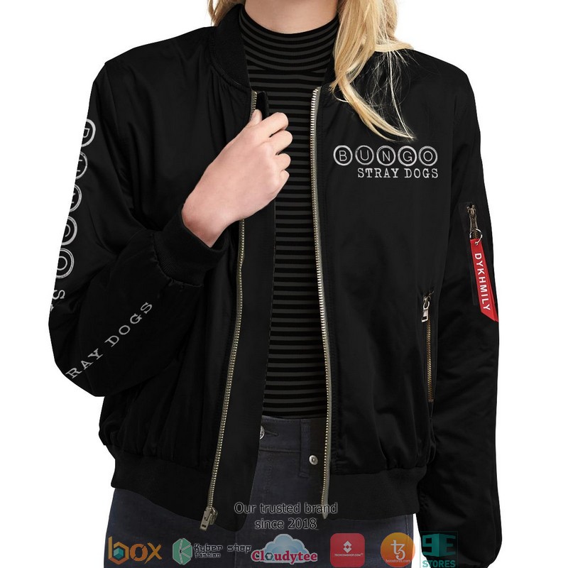 BSD Detective Agents Bomber Jacket word3