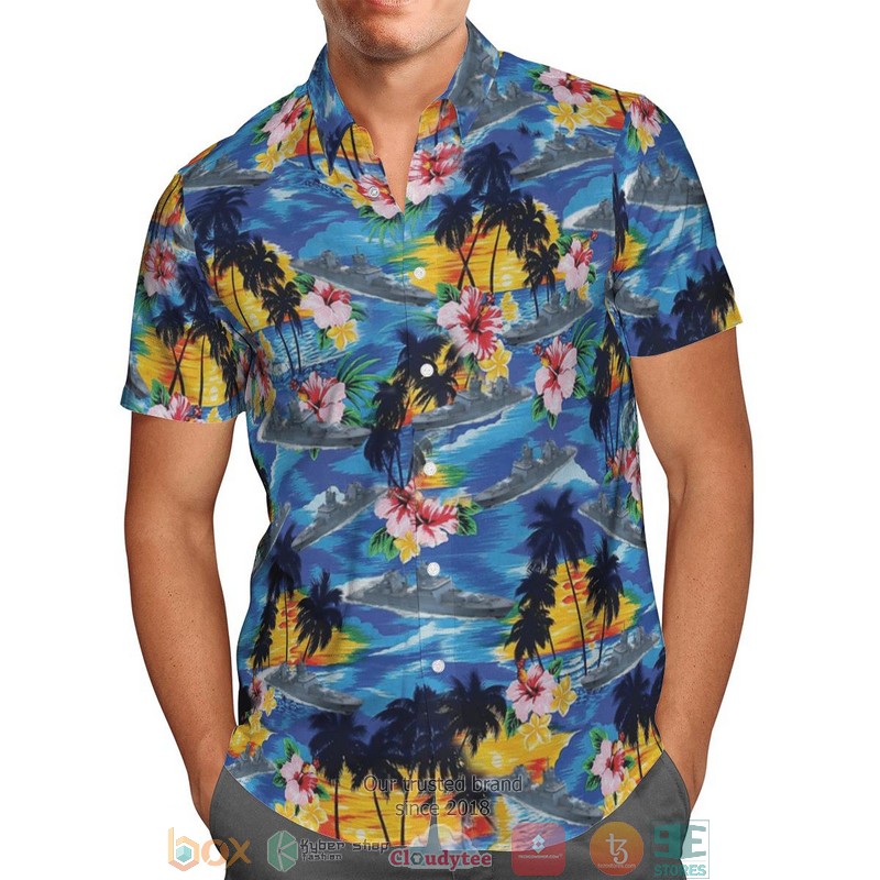 Baden Wurttemberg class frigate Germany Navy Hawaiian Shirt