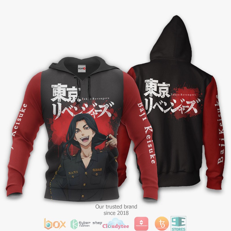 Baji Keisuke Anime Tokyo Revengers Merch 3d Hoodie, Bomber jacket 3 Baji Keisuke Anime Tokyo Revengers Merch 3d Hoodie Bomber jacket 1 2
