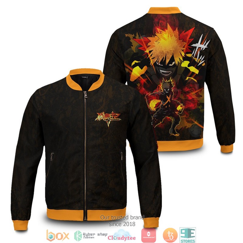 Bakugo Spirit Bomber Jacket word3