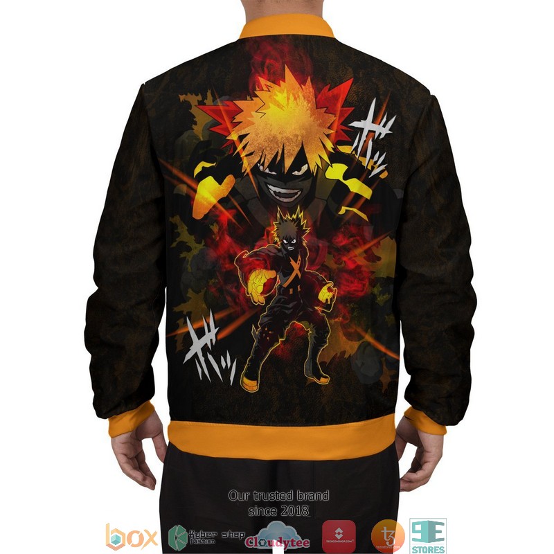 Bakugo Spirit Bomber Jacket word1