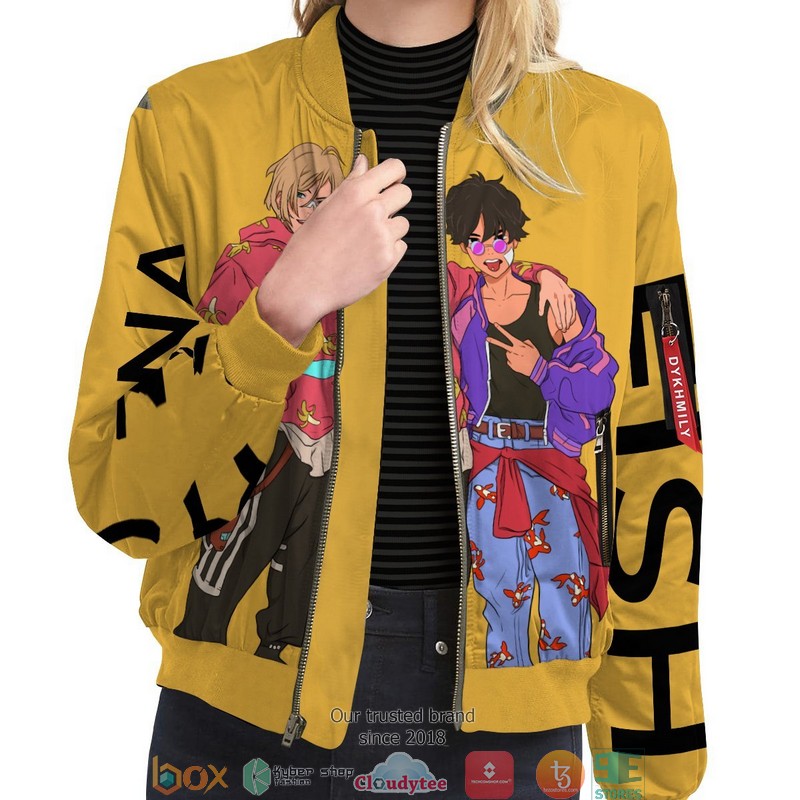 Banana Fish Bomber Jacket word3