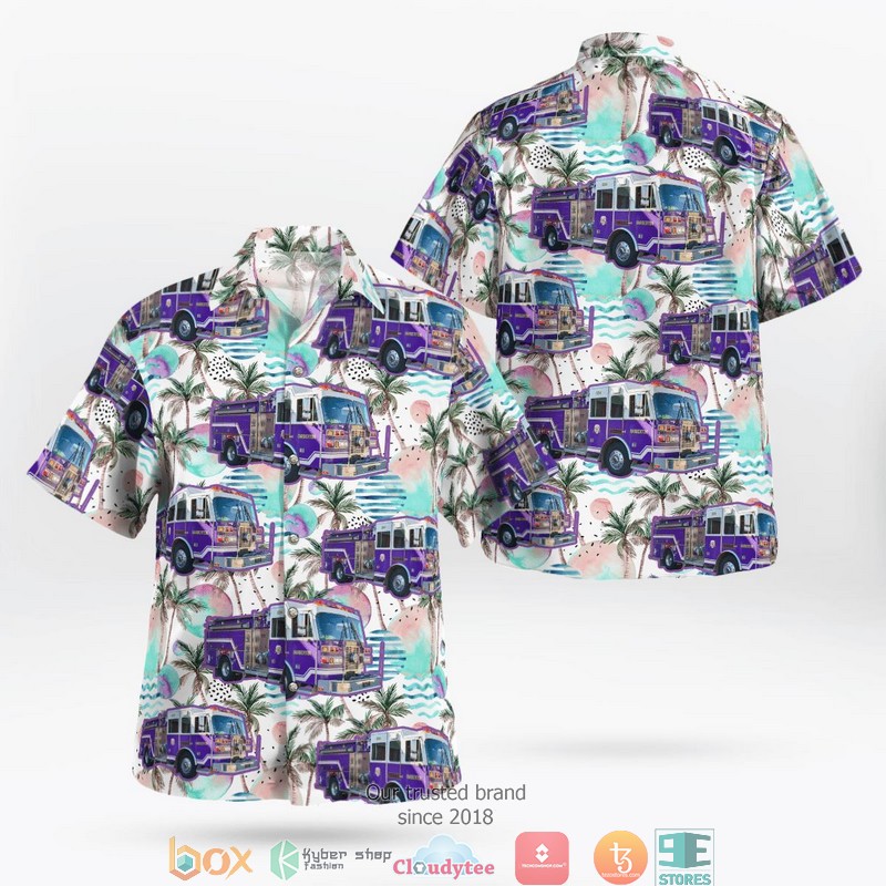 Barberton Engine 1134 Ohio Fire Trucks Hawaii 3D Shirt