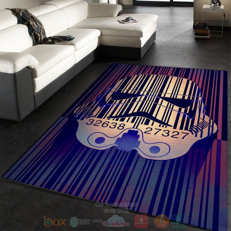 BEST Barcode Star War Bedroom Rugs 1 Barcode Star War Area Rugs