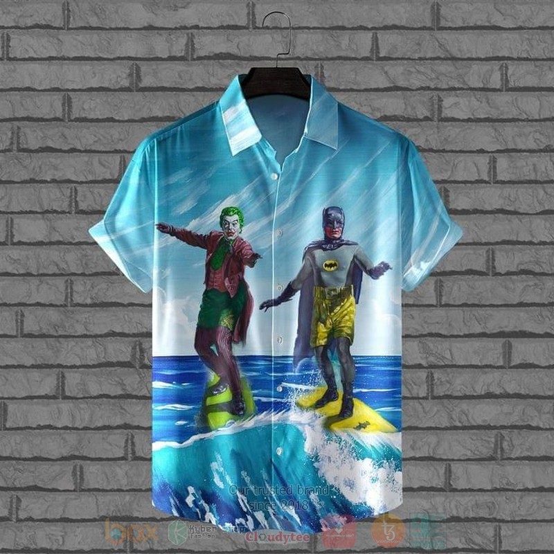 BEST Batman And Joker All Over Print Tropical Shirt 2 Batman And Joker Short Sleeve Hawaiian Shirt