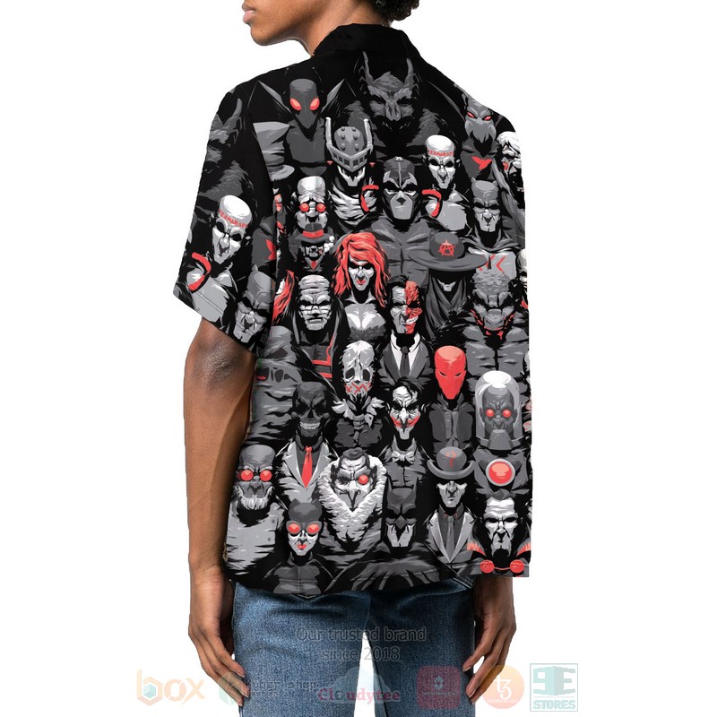 BEST Batman Villains 3D Aloha Shirt 3 Batman Villains Hawaiian Shirt 1 2