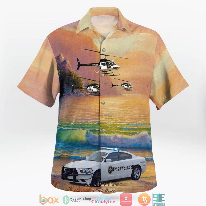Beaufort County Sheriff South Carolina N908BC OH-58A Bell 206 & Car Hawaiian Shirt 3 Beaufort County Sheriff South Carolina N908BC OH-58A Bell 206 & Car Hawaiian Shirt word2