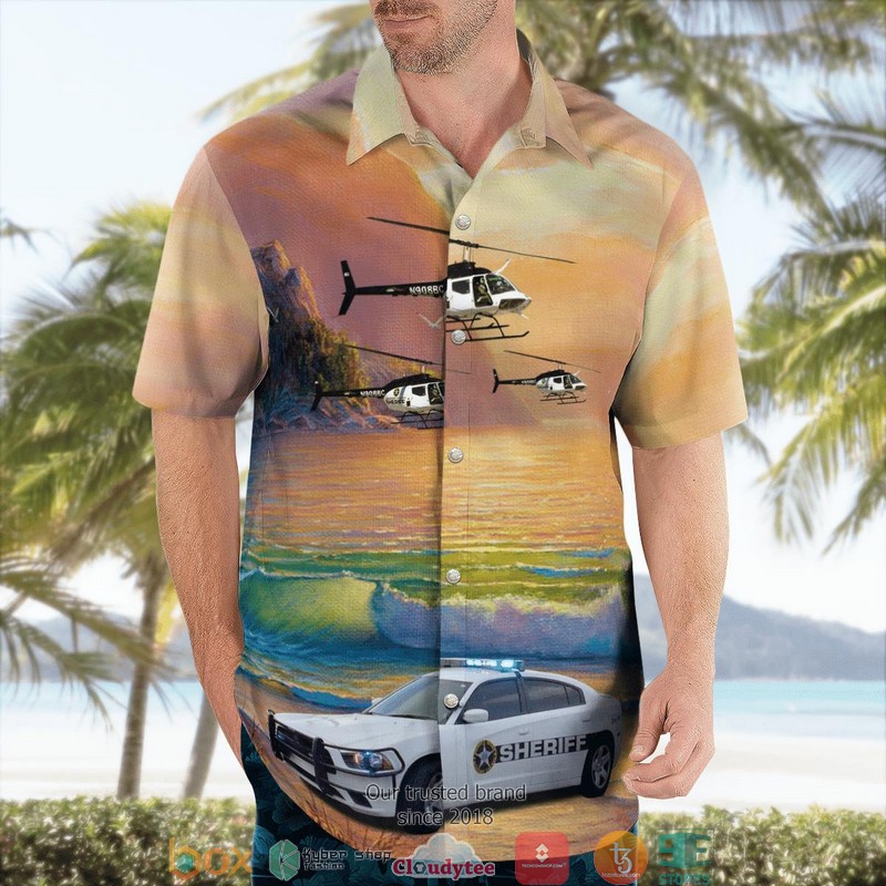 Beaufort County Sheriff South Carolina N908BC OH-58A Bell 206 & Car Hawaiian Shirt 4 Beaufort County Sheriff South Carolina N908BC OH-58A Bell 206 & Car Hawaiian Shirt word2