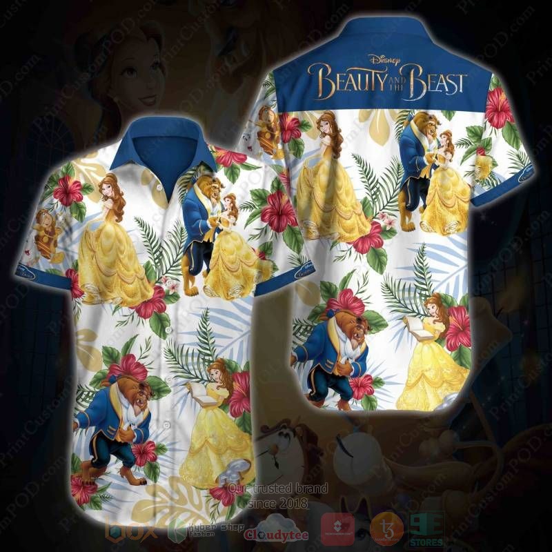 Beauty And The Beast Short Sleeve Hawaiian Shirt
