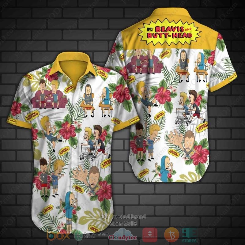 Beavis and Butt Head Hawaiian Shirt