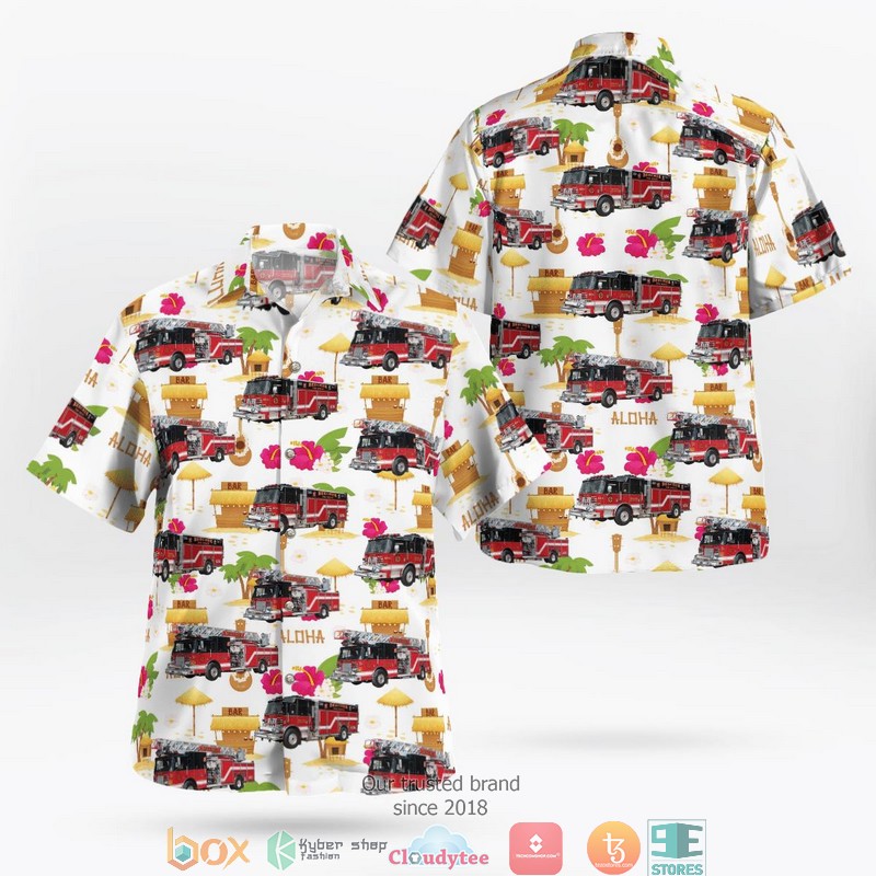 Beecher Illinois Beecher Fire Protection District Hawaii 3D Shirt