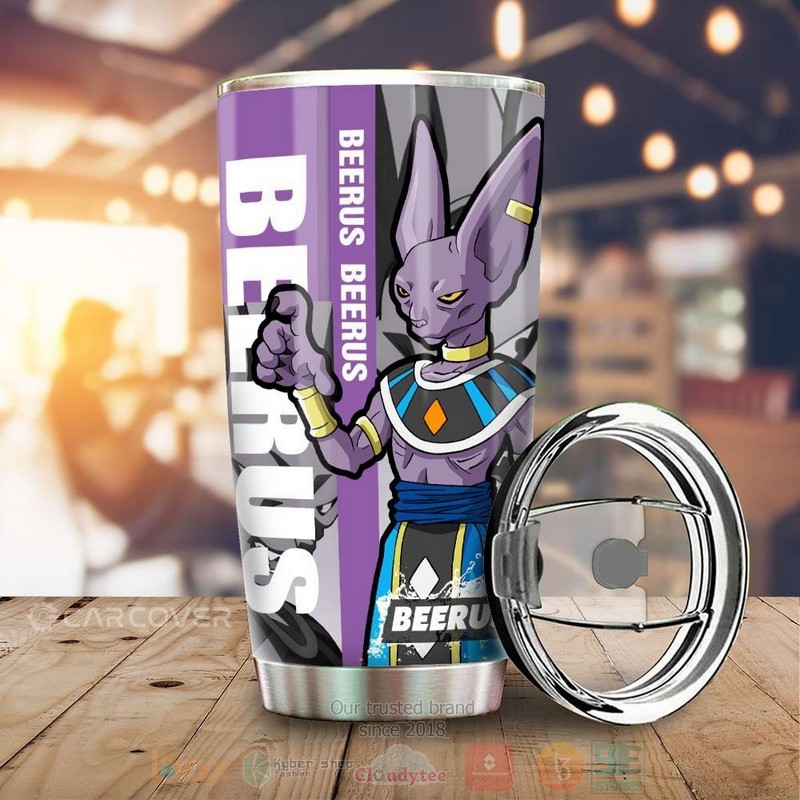 Beerus Dragon Ball Anime Tumbler