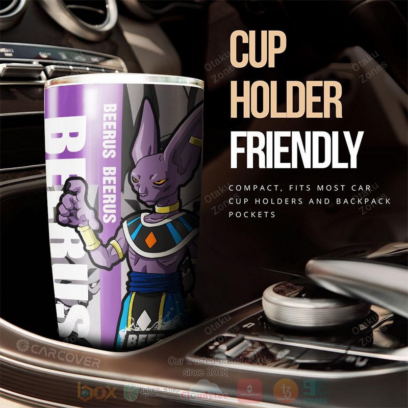 Beerus Dragon Ball Anime Tumbler 1