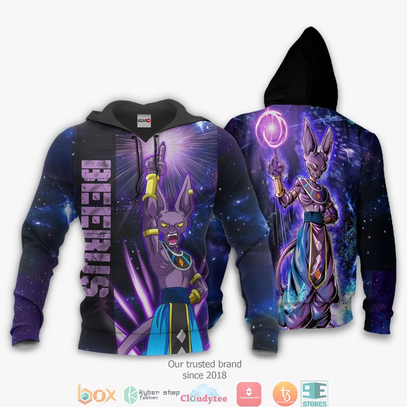 Beerus Sama Dragon Ball Anime s 3d Hoodie, Bomber jacket 3 Beerus Sama Dragon Ball Anime s 3d Hoodie Bomber jacket 1 2