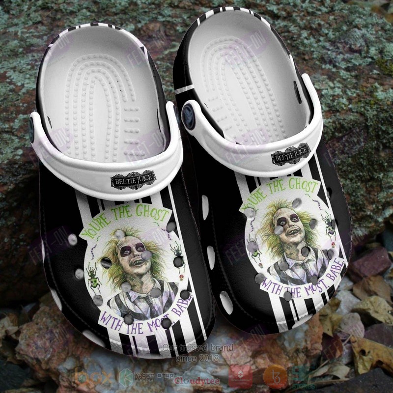 Beetlejuice Youre The Ghost With The Most Babe Crocband Crocs Clog Shoes