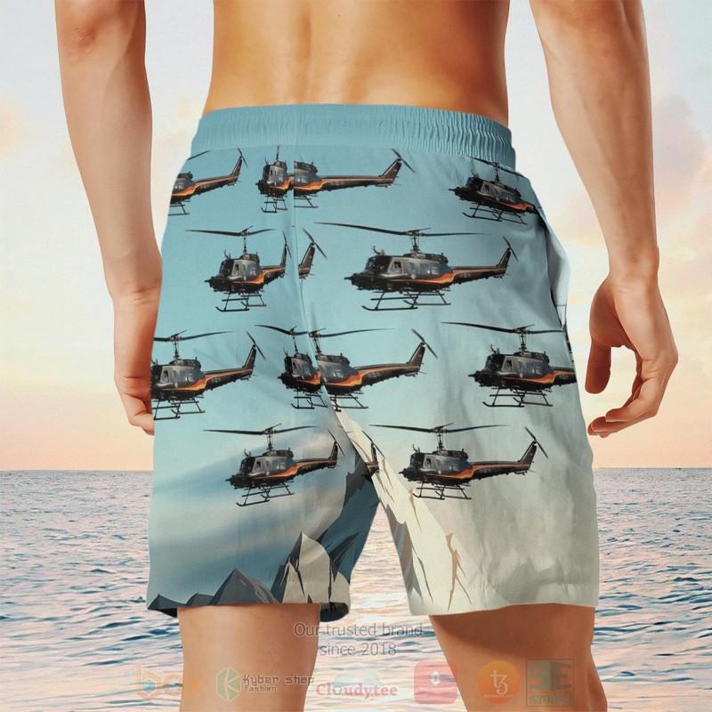 Bell UH 1D German Airforce Hawaiian Shirt Short 1 2 3 4 5 6 7 8 9