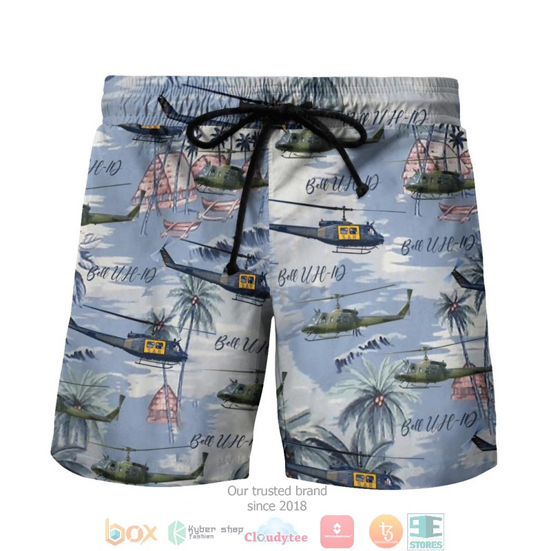 Bell UH-1D Germany Hawaiian Shirt, Short 4 Bell UH 1D Germany Hawaiian Shirt Short 1 2 3