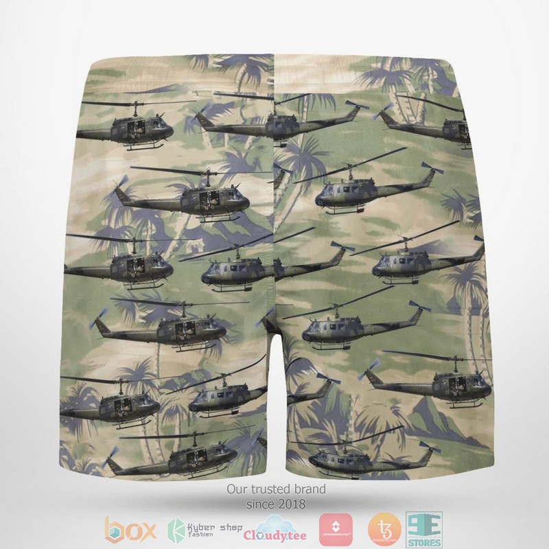 Bell UH 1D Iroquois Germany Army Hawaiian Shirt Shorts 1 2 3 4