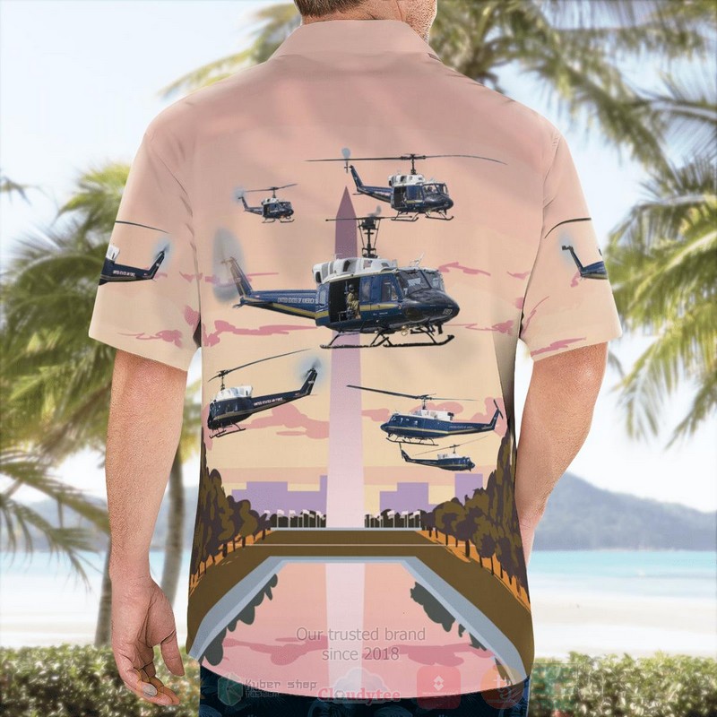 New Bell Uh-1N Twin Huey Of The 1St Helicopter Squadron Flying Over Washington Dc Hawaii Shirt Word3