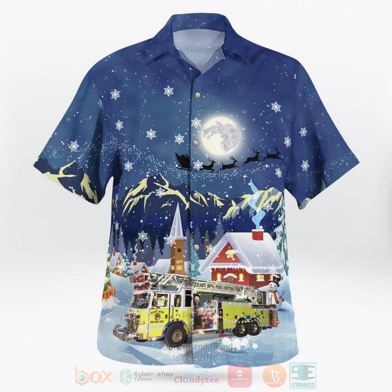 BEST Belleville, Illinois, East Side Volunteer Fire Department Christmas 3D Aloha Shirt 3 BEST Belleville, Illinois, East Side Volunteer Fire Department Christmas 3D Aloha Shirt word2