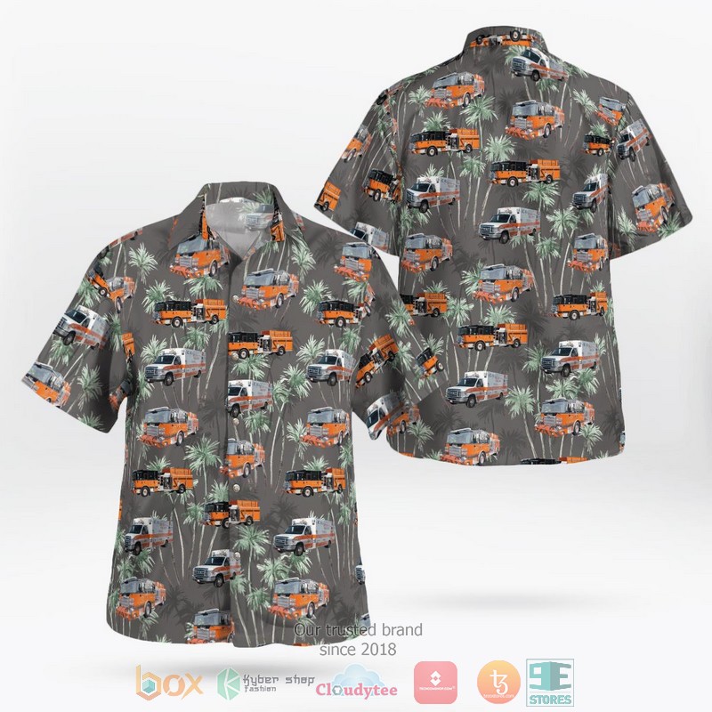 Belpre Ohio Belpre Volunteer Fire Department Hawaiian Shirt word1