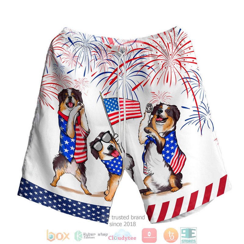 NEW Bernese Mountain Dogs Independence Day Is Coming Hawaii Shirt, Shorts word1