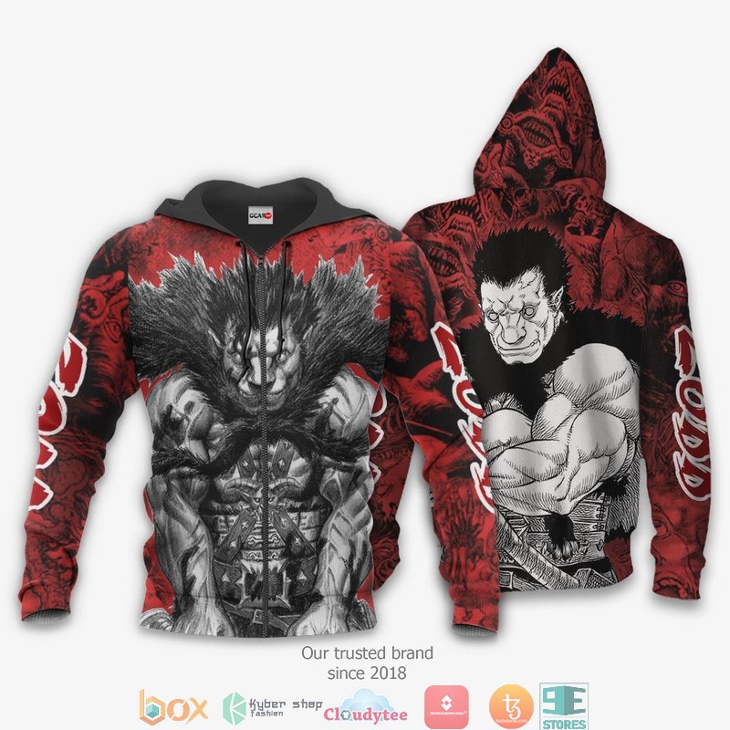 Berserk Zodd Berserk Anime 3d Hoodie Bomber jacket