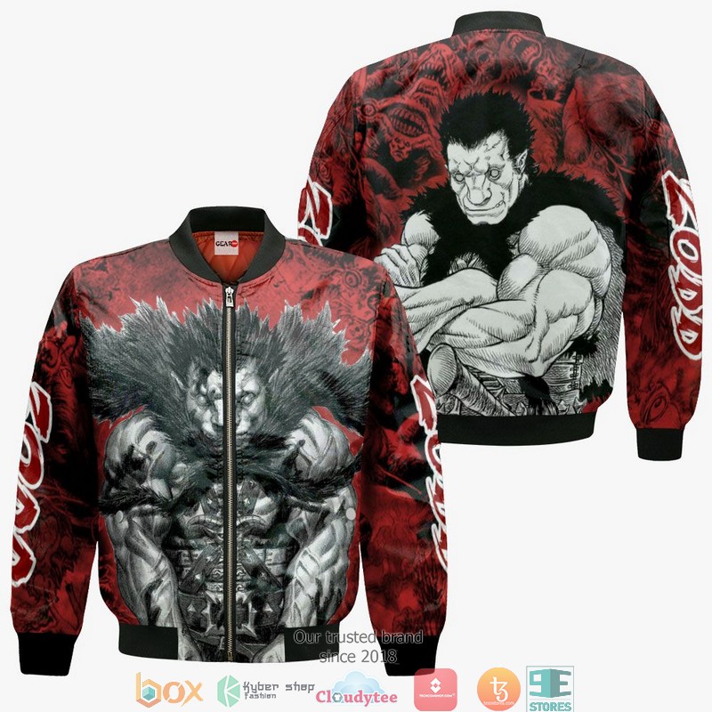 Berserk Zodd Berserk Anime 3d Hoodie, Bomber jacket 4 Berserk Zodd Berserk Anime 3d Hoodie Bomber jacket 1 2 3