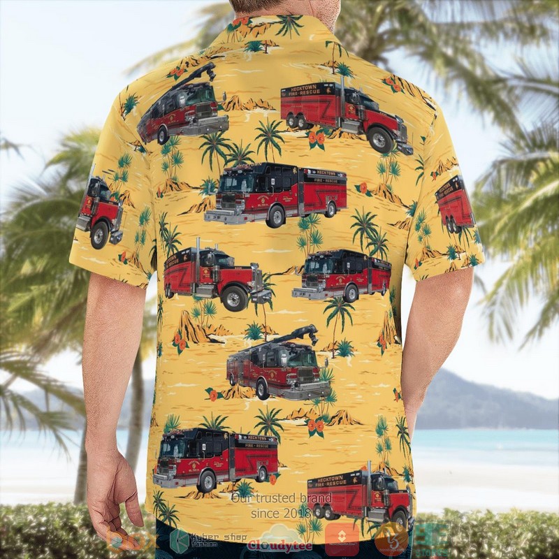 Bethlehem Northampton County Pennsylvania Hecktown Volunteer Fire Company 1 Hawaiian shirt word2