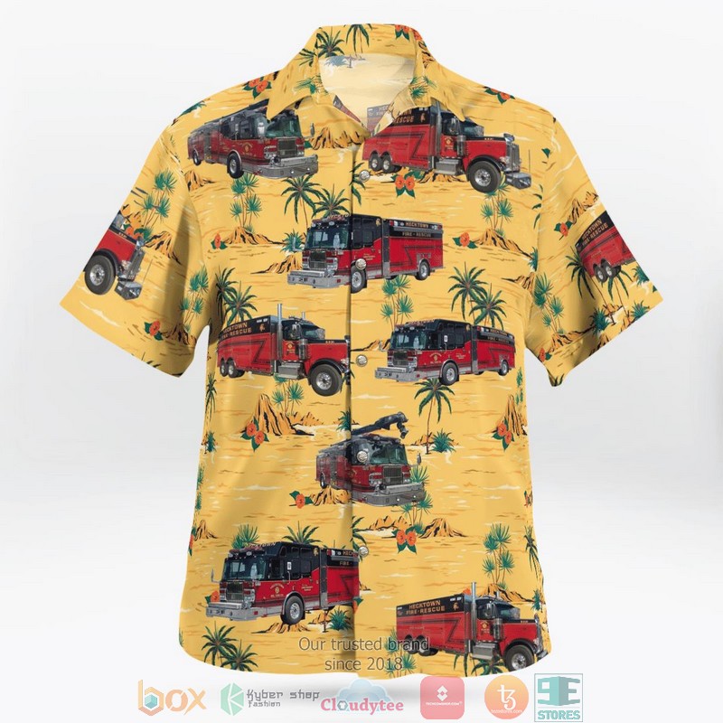 Bethlehem Northampton County Pennsylvania Hecktown Volunteer Fire Company 1 Hawaiian shirt word2