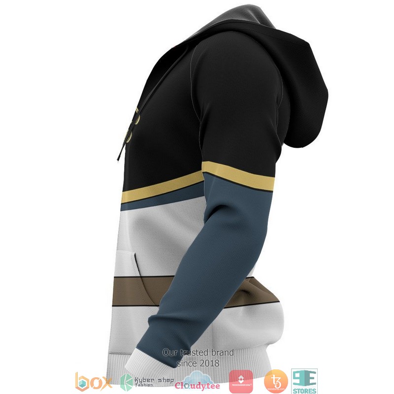 Black Bull Asta Black Clover Anime 3d Hoodie Bomber jacket 1 2 3 4 5