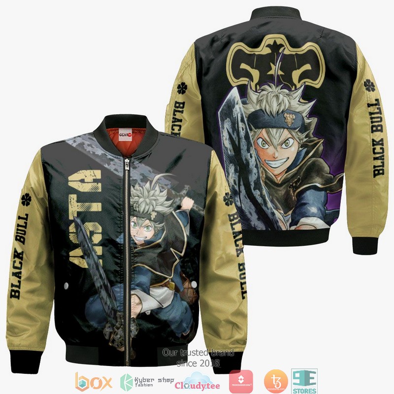 Black Bull Asta Black Clover Anime Navy 3d Hoodie, Bomber jacket 4 Black Bull Asta Black Clover Anime Navy 3d Hoodie Bomber jacket 1 2 3