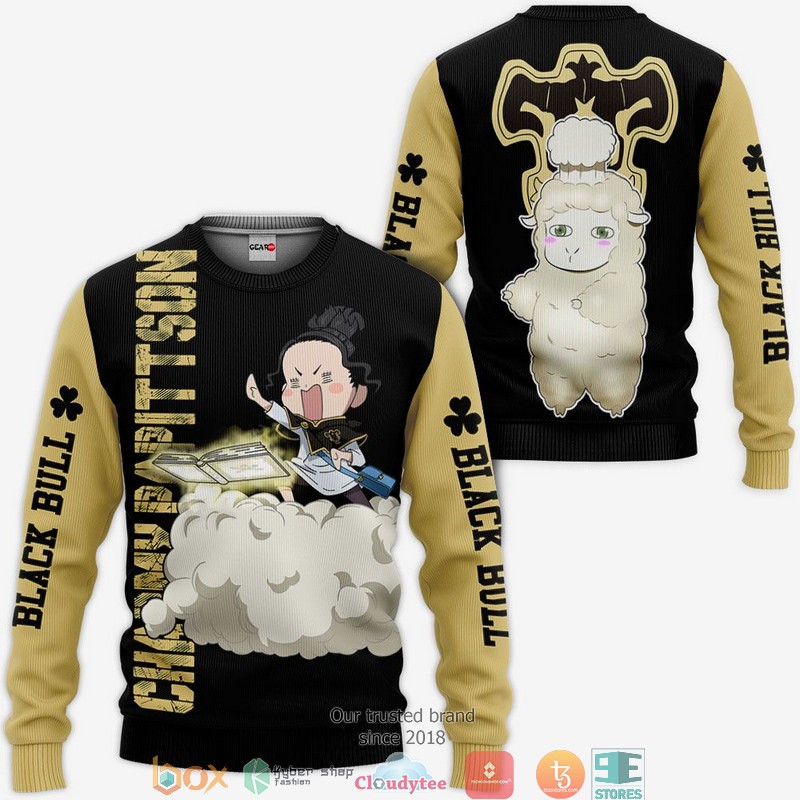 Black Bull Charmy Black Clover Anime 3d Hoodie, Bomber jacket 2 Black Bull Charmy Black Clover Anime 3d Hoodie Bomber jacket 1