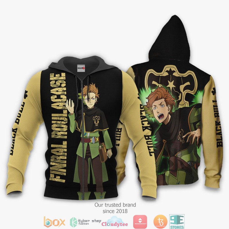 Black Bull Finral Roulacase Black Clover Anime 3d Hoodie, Bomber jacket 13 Black Bull Finral Roulacase Black Clover Anime 3d Hoodie Bomber jacket