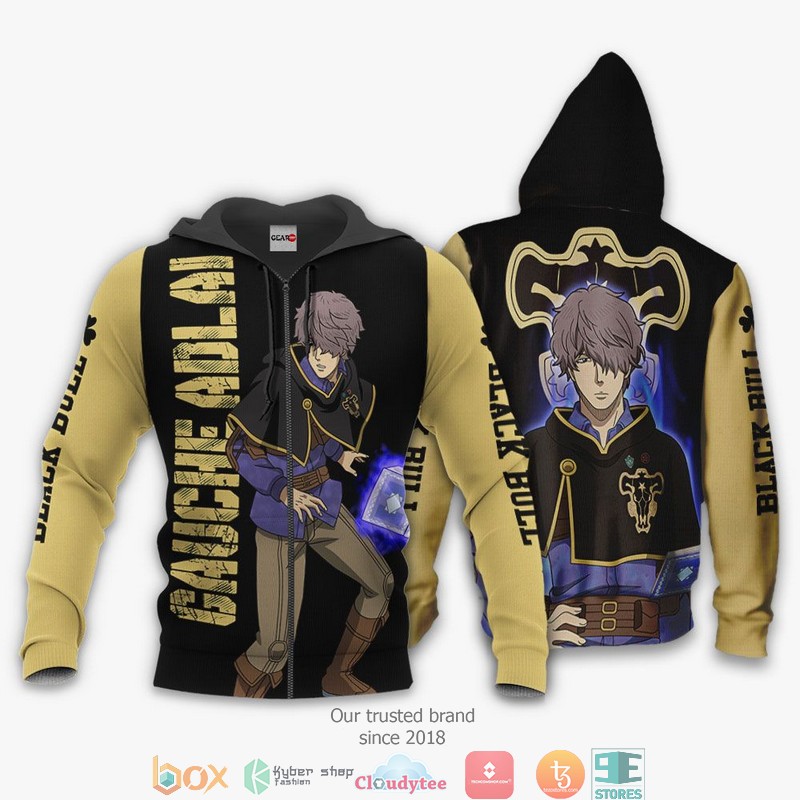 Black Bull Gauche Adlai Black Clover Anime 3d Hoodie Bomber jacket