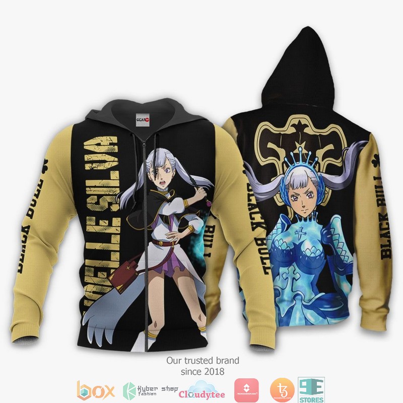 Black Bull Noelle Silva Black Clover Anime 3d Hoodie Bomber jacket