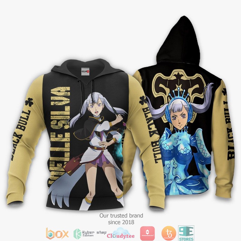 Black Bull Noelle Silva Black Clover Anime 3d Hoodie Bomber jacket 1 2